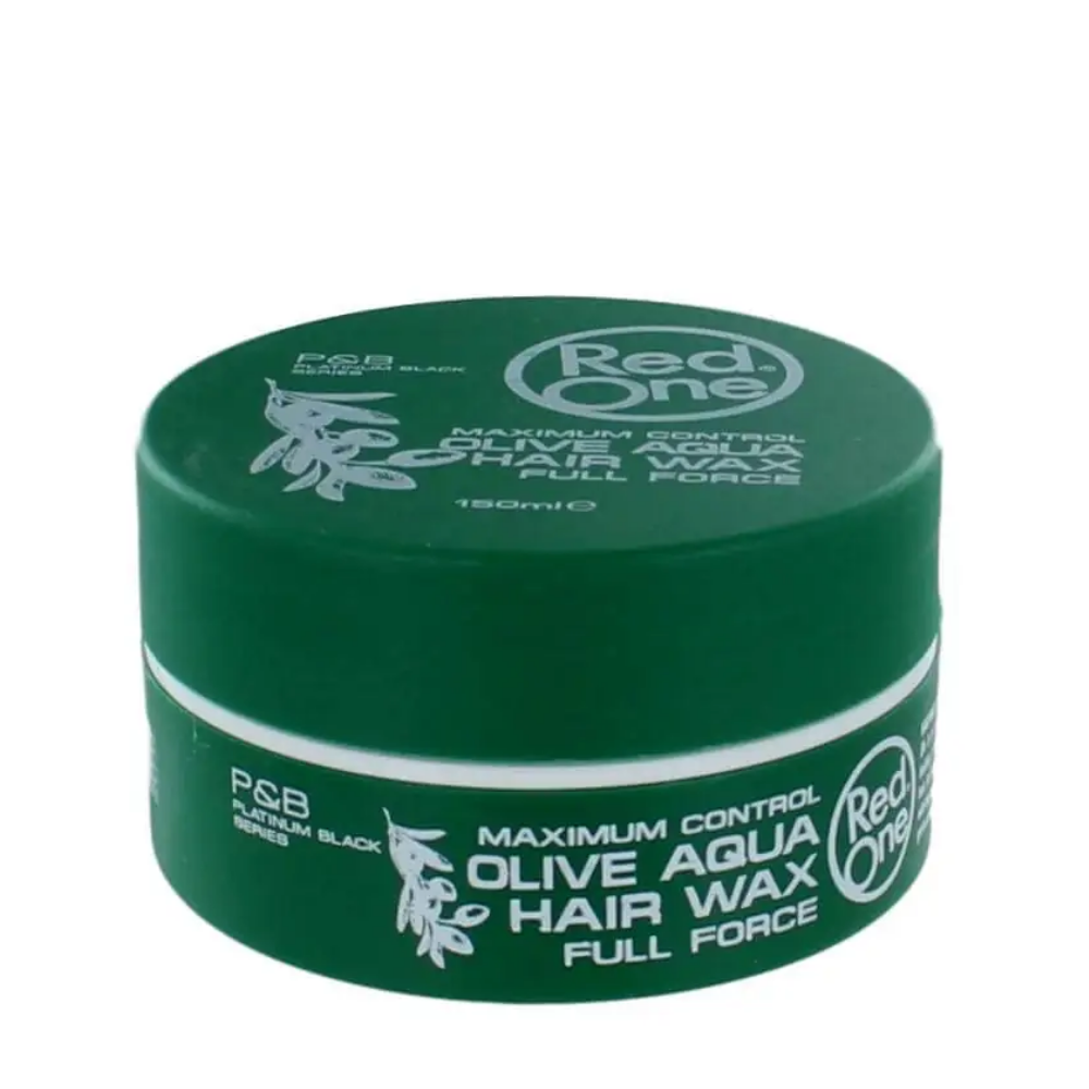 Red One Aqua Hair Wax Olive 150ml