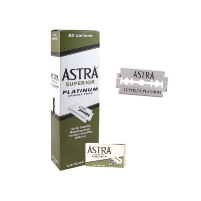 ASTRA SUPERIOR Platinum Lâminas  20 caixas de 5unid