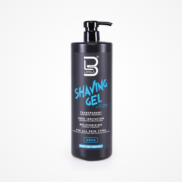 SHAVING GEL TRANSPARENTE AQUA 1000ML L3VEL3