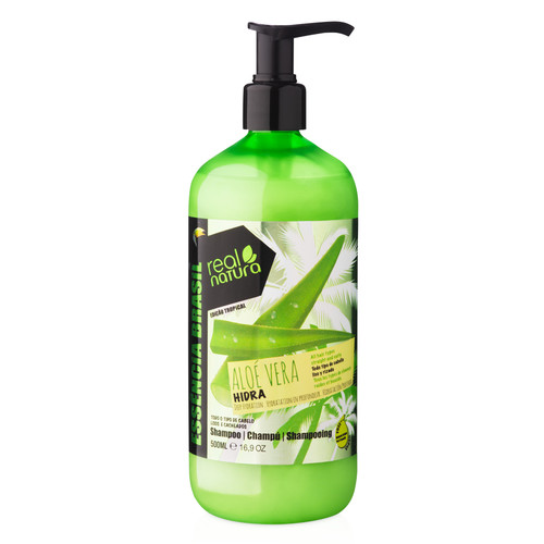 Real Natura  CHAMPÔ SEM SAL ALOÉ VERA HIDRA 500ml