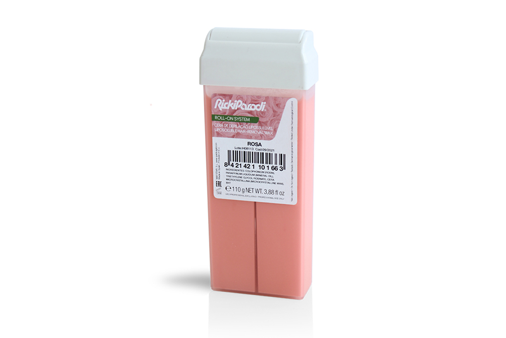 Rickiparodi  Cera-Roll On Titânio Rosa 110 ml
