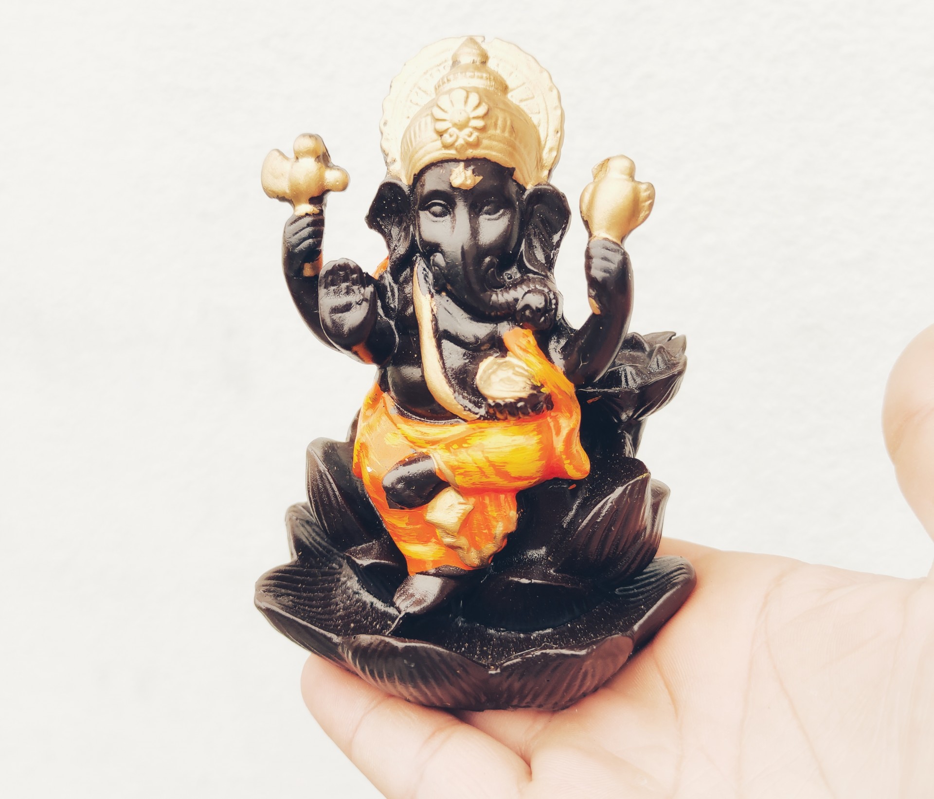 Incensário - Cascata Ganesha Laranja