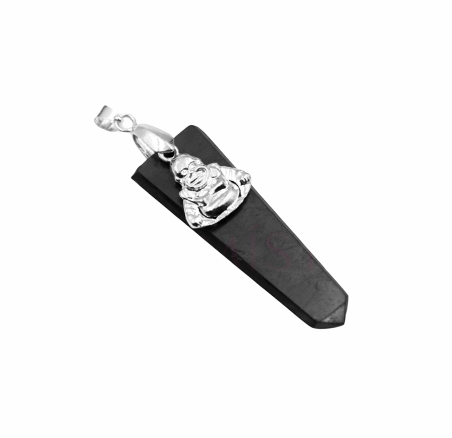 Colar Pedra - Shungite Buda