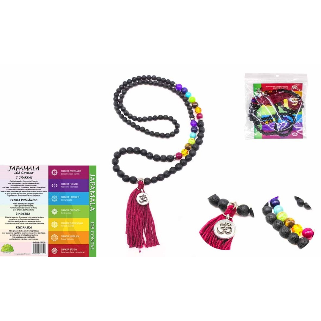 Japamala 7 Chakras 108 bolas