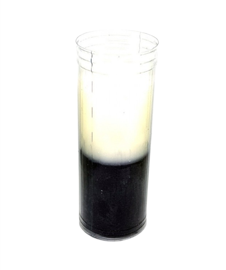 Vela Copo - Branco e Preto