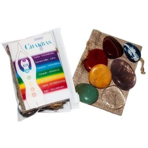 Bolsa da Sorte - Pedras Chakras XL