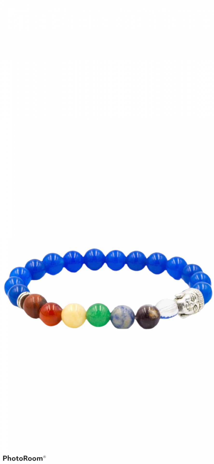 Pulseira Chakras - Ágata Azul