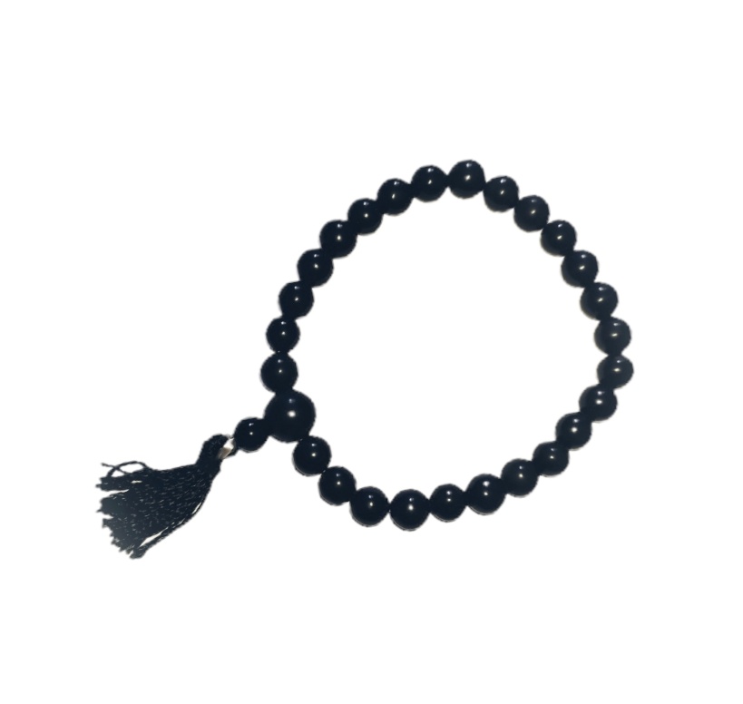 Pulseira Ágata Preta - Preto