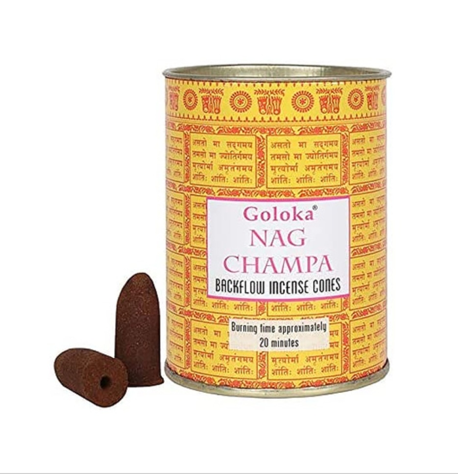 Incenso de Afluxo - Goloka Nag Champa