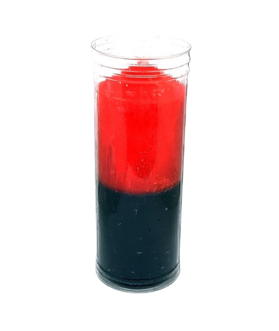 Vela Copo - Vermelho e Preto