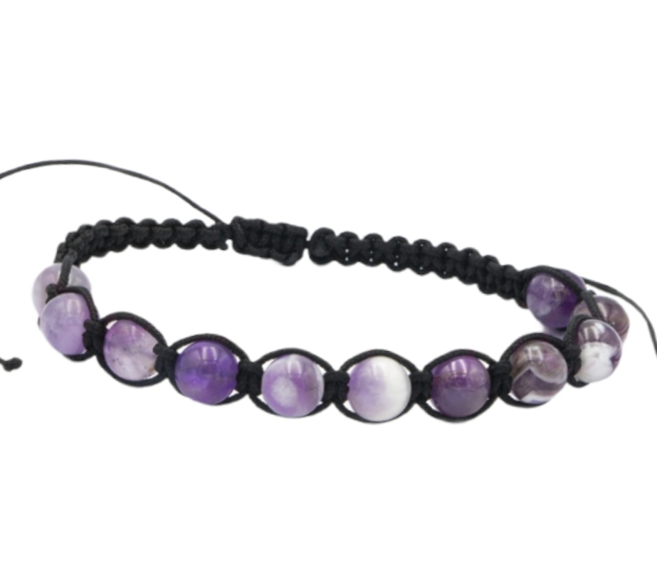 Pulseira Ajustável - Ametista