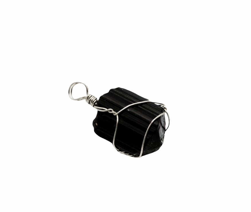 Turmalina Bruto - Suporte Metal