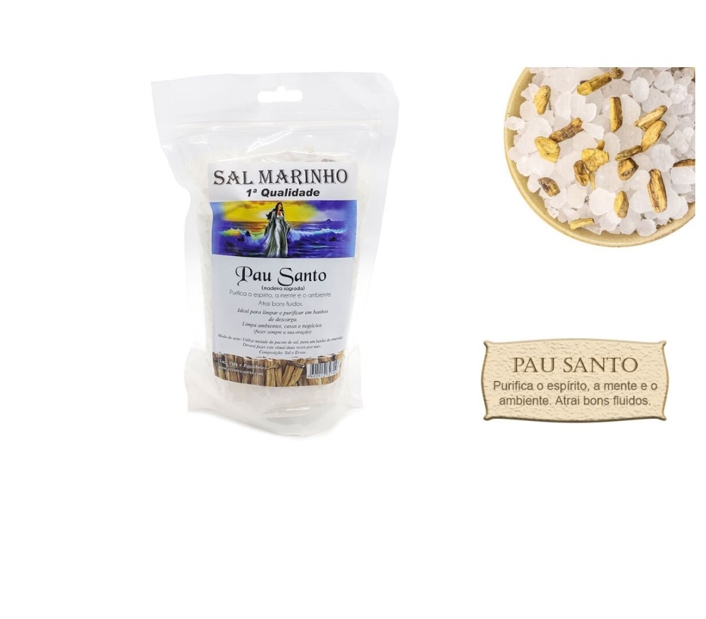 Sal c/ Ervas Pau Santo 800gr