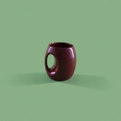 Caneca com Asa Recolhida - Vermelho