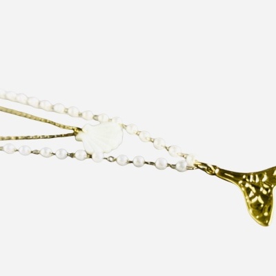 AG - Colar duplo mulher Whale