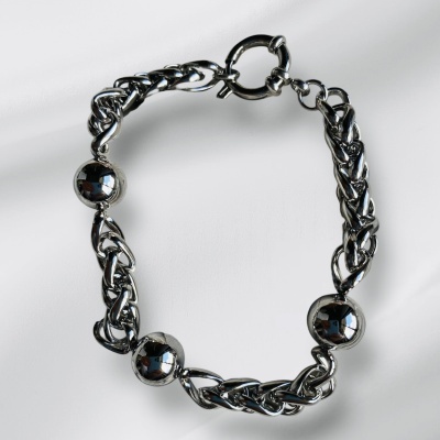 AG - Pulseira prateada Floater