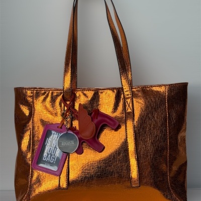AG ORANGE LONG TOTE