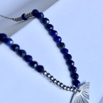 AG - Colar com pendente em Aço Inoxidável