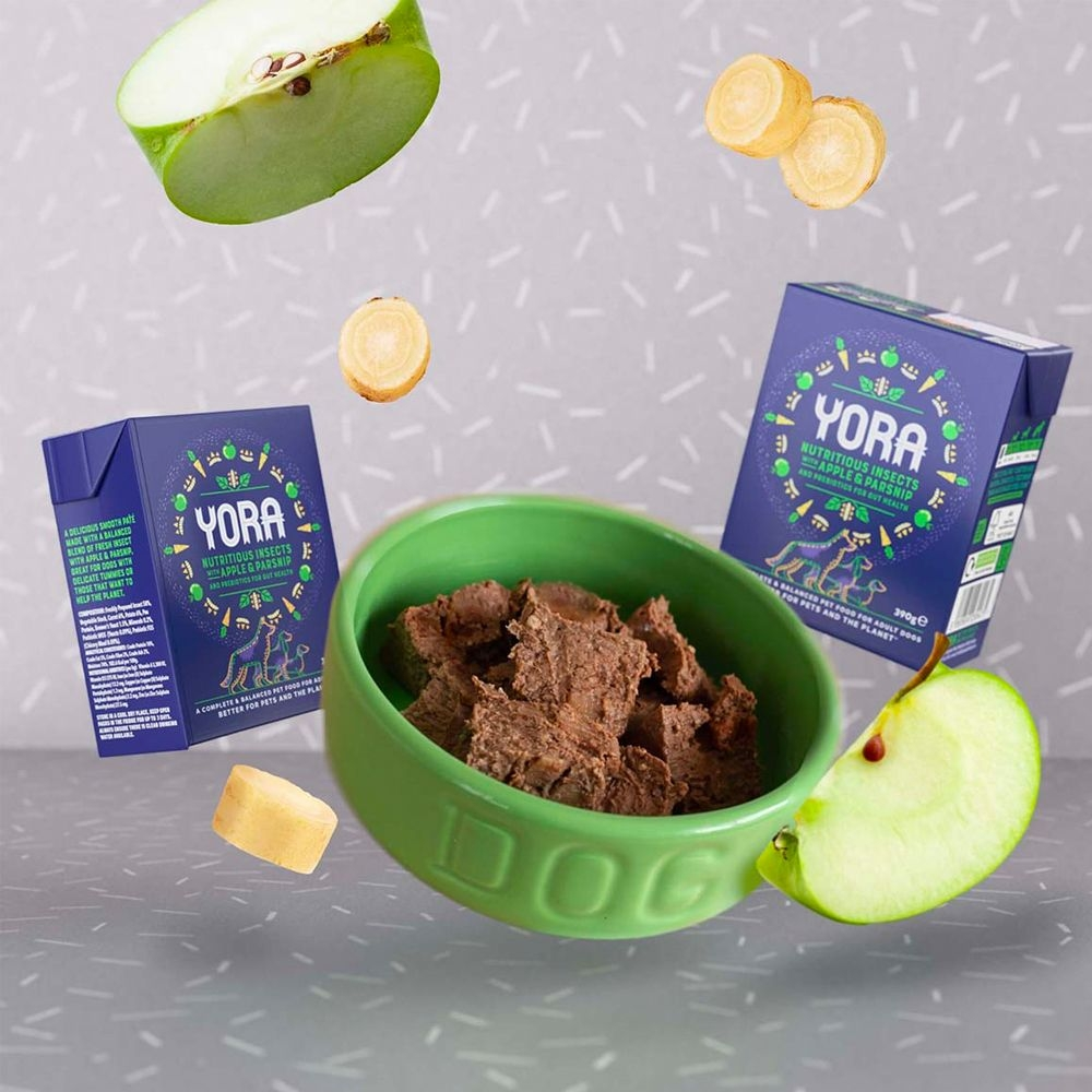 Pate de cherovia e maçã para cães YORA 390g Pate de cherovia e maçã para cães YORA 390g