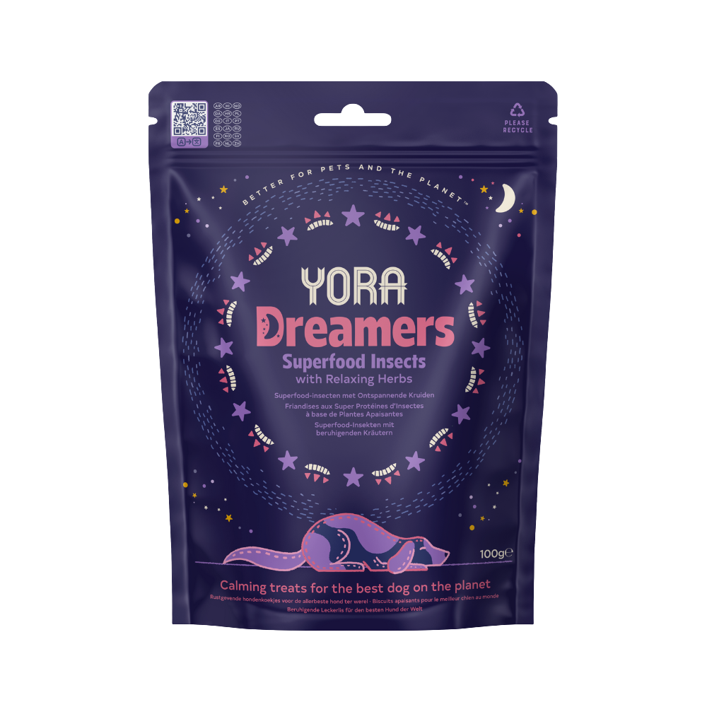 YORA Dreamers Snacks Relaxantes para Cães 100g YORA Dreamers Snacks Relaxantes para Cães 100g