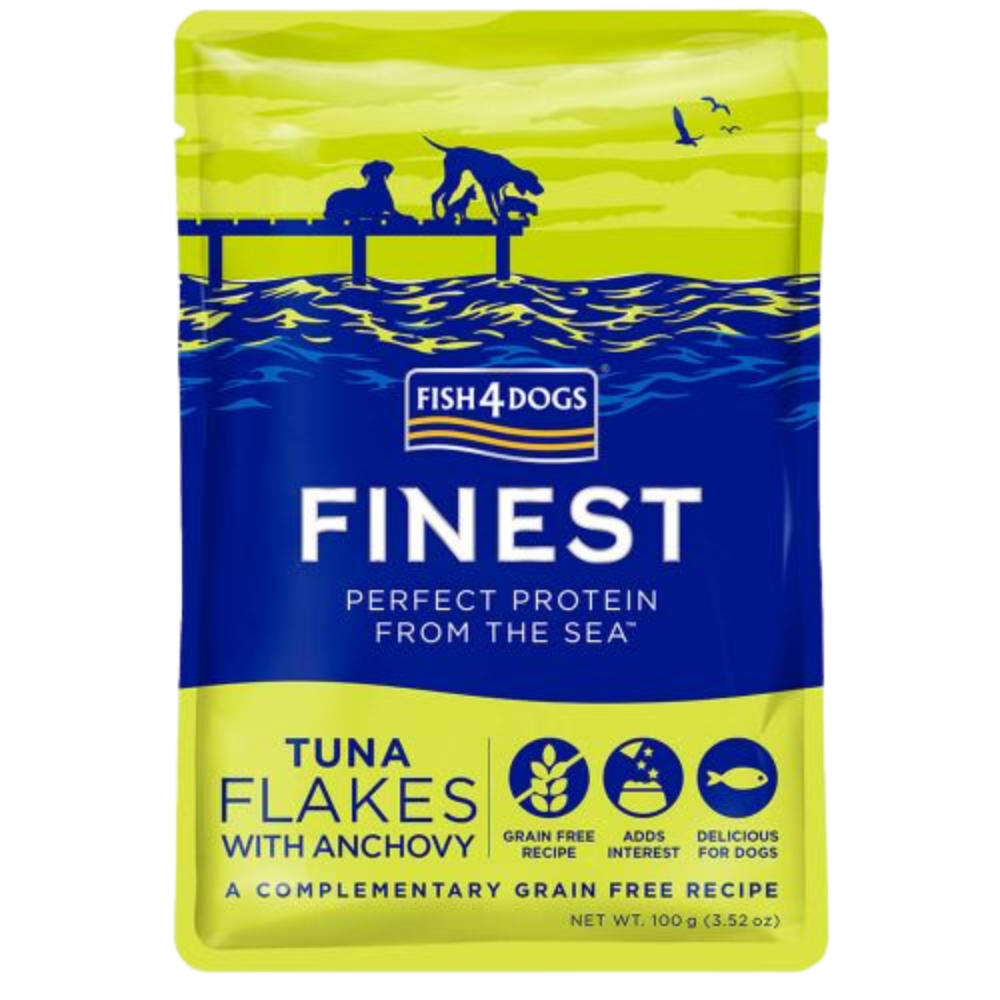 Flocos de Atum e Anchovas - Finest Fish4Dogs - 100g Flocos de Atum e Anchovas - Finest Fish4Dogs - 100g