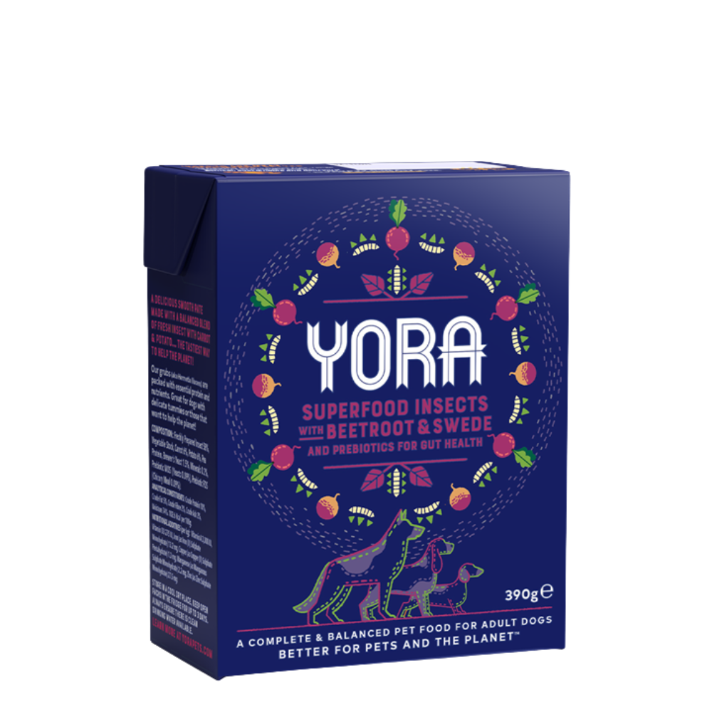 Pate de beterraba e couve-rábano para cães YORA 390g Pate de beterraba e couve-rábano para cães YORA 390g