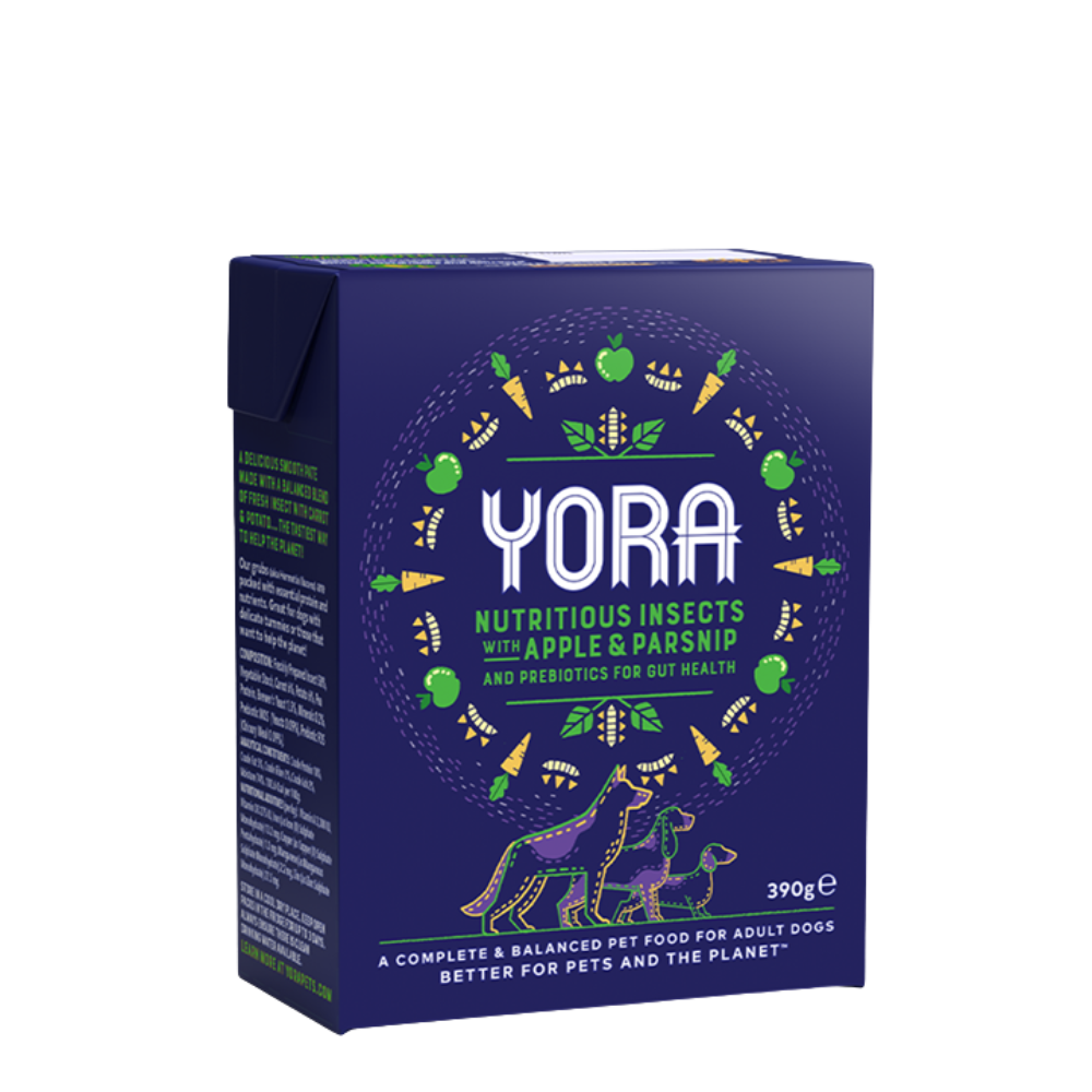 Pate de cherovia e maçã para cães YORA 390g Pate de cherovia e maçã para cães YORA 390g