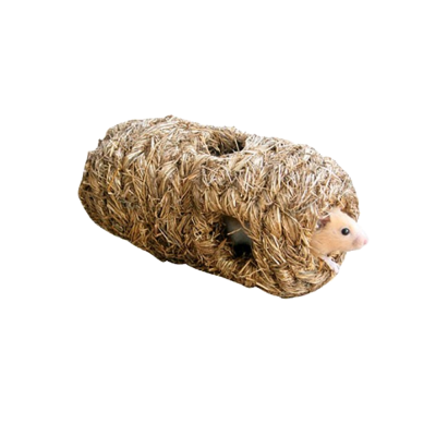 Tunel em Feno para ratinhos