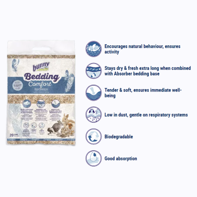 Confort - Bunny Nature - substrato de faia, canhamo e linho