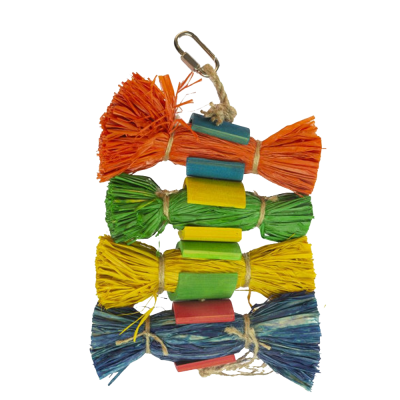 Brinquedo De Ráfia Com Bambu - Duvo+