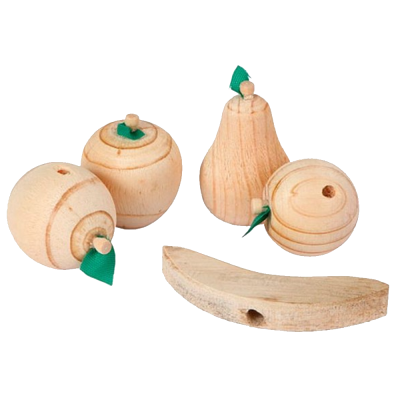 Fruta de madeira para roer