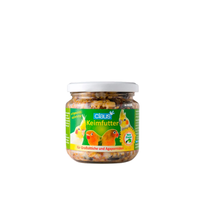 Claus Sementes germinadas Agapornis e caturras 210g