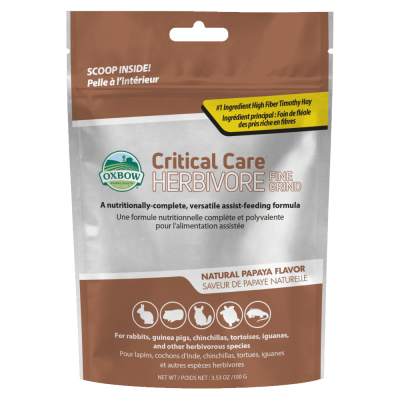 Oxbow Critical Care® Herbivoro sabor a Papaia
