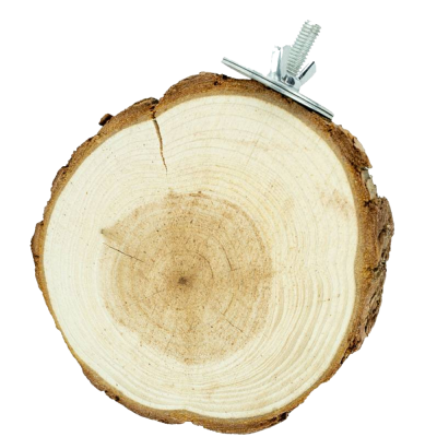 Degrau Redondo em Madeira Natural