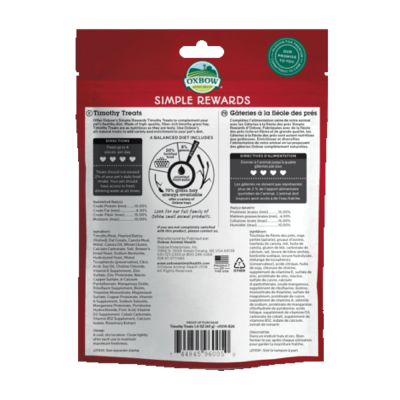 Oxbow Simple Treats Feno Timóteo