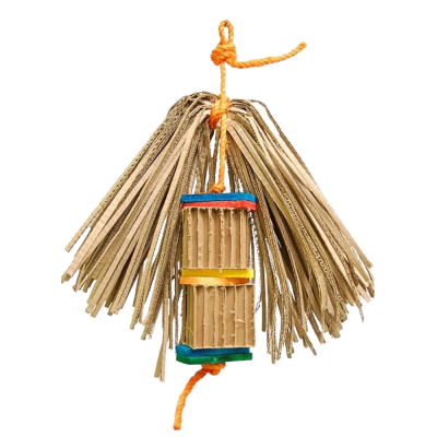 Torre em madeira e cartão para shredding