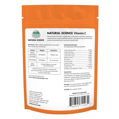 Vitamin C Support Oxbow Natural Science