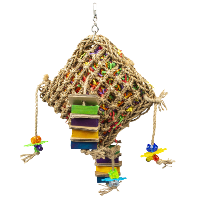 Almofada em corda de algas para shredding