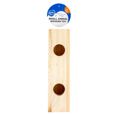 Tunel de madeira para hamsters anões