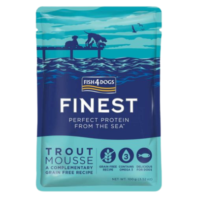 Mousse de Truta - Finest Fish4Dogs - 100g