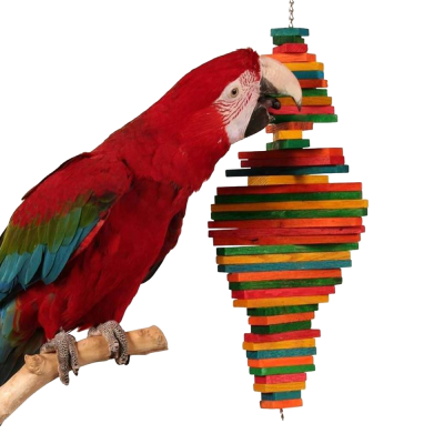 Torre em madeira colorida