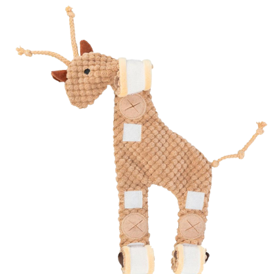 Girafa em pelucia para esconder snacks