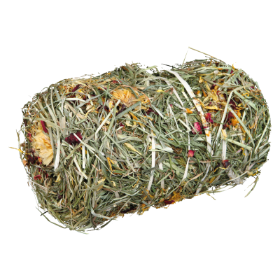 Bloco de Feno com Flores (200g)