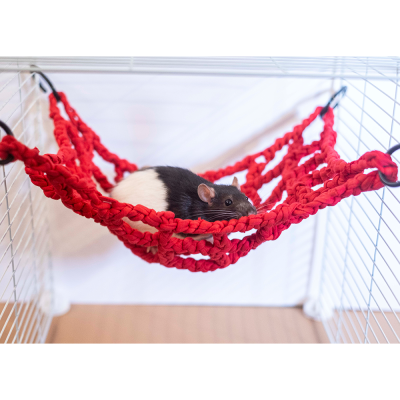 Rede Vermelha em Crochet - Fall Breakers