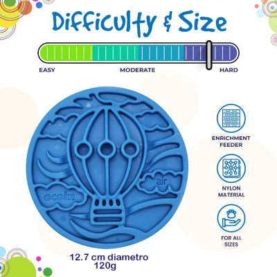 Air  - Brinquedo durável de enriquecimento de nylon eCoin -Sodapup