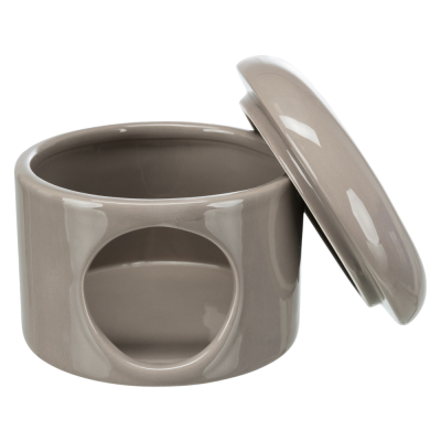 Toca em cerâmica com tampa