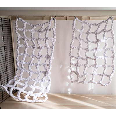 Rede Branca em Crochet - Fall Breakers