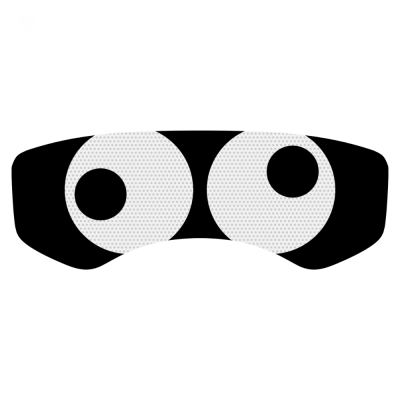 Vinil para lentes - RexSpecs V2 - Black Googly Eyes