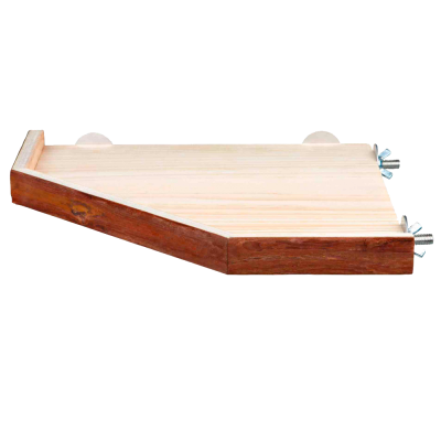 Plataforma em Madeira de canto