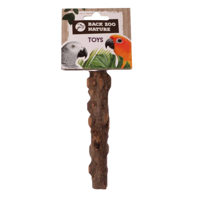 Poleiro de madeira natural pepper wood